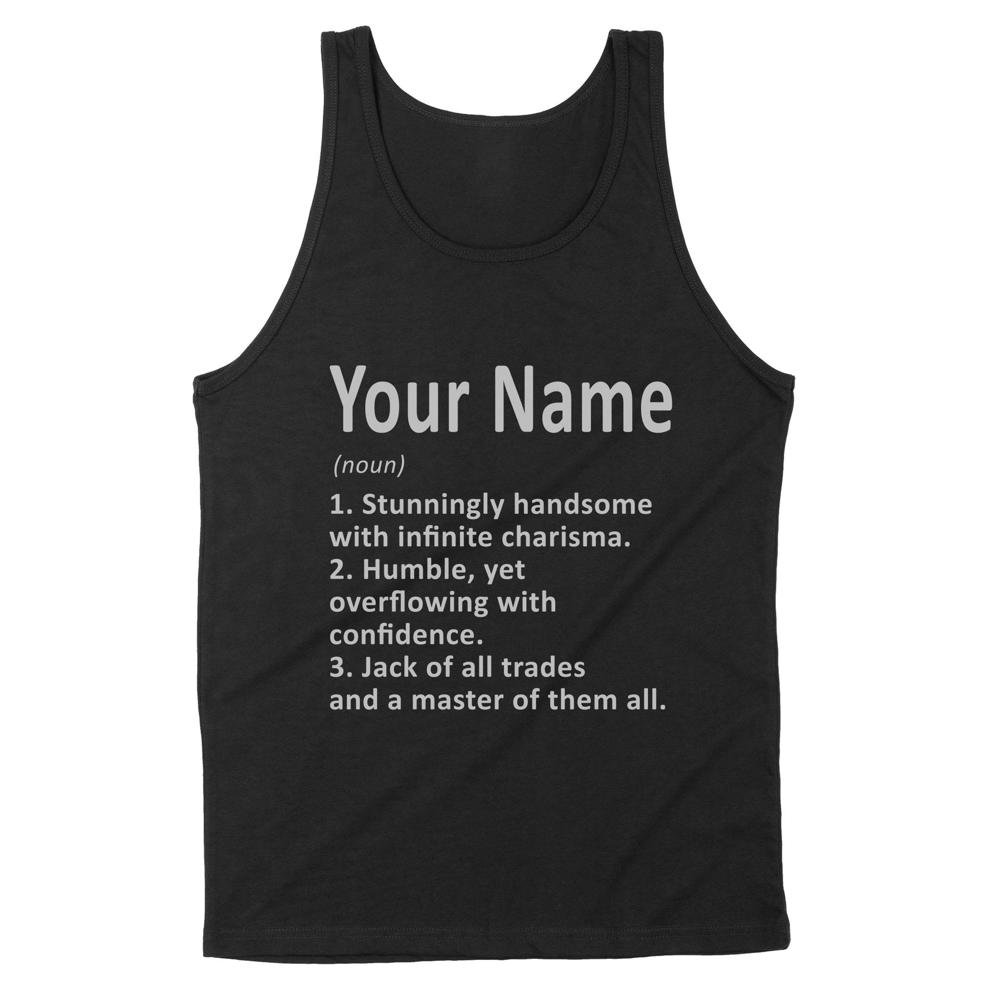 Definition Personalized Name man | Custom name Standard Tank
