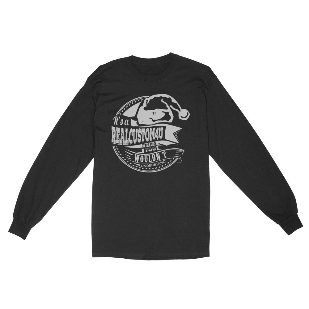 Hat Xmas Personalized Name Gift | Custom name Standard Long Sleeve