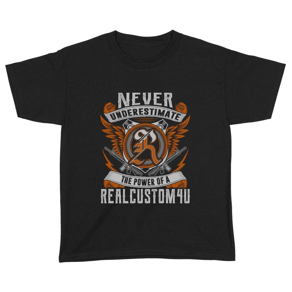 Never Underestimate Personalized Name | Custom name Standard Youth T-Shirt