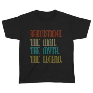 The Man The Myth The Legend | Custom name Standard Youth T-Shirt
